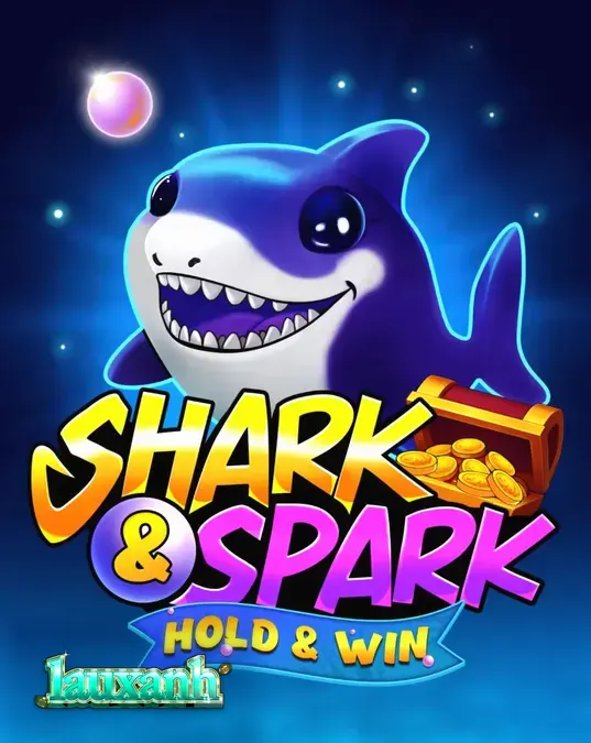 Giao diện trò chơi Shark & Spark Hold & Win trên thiết bị di động
